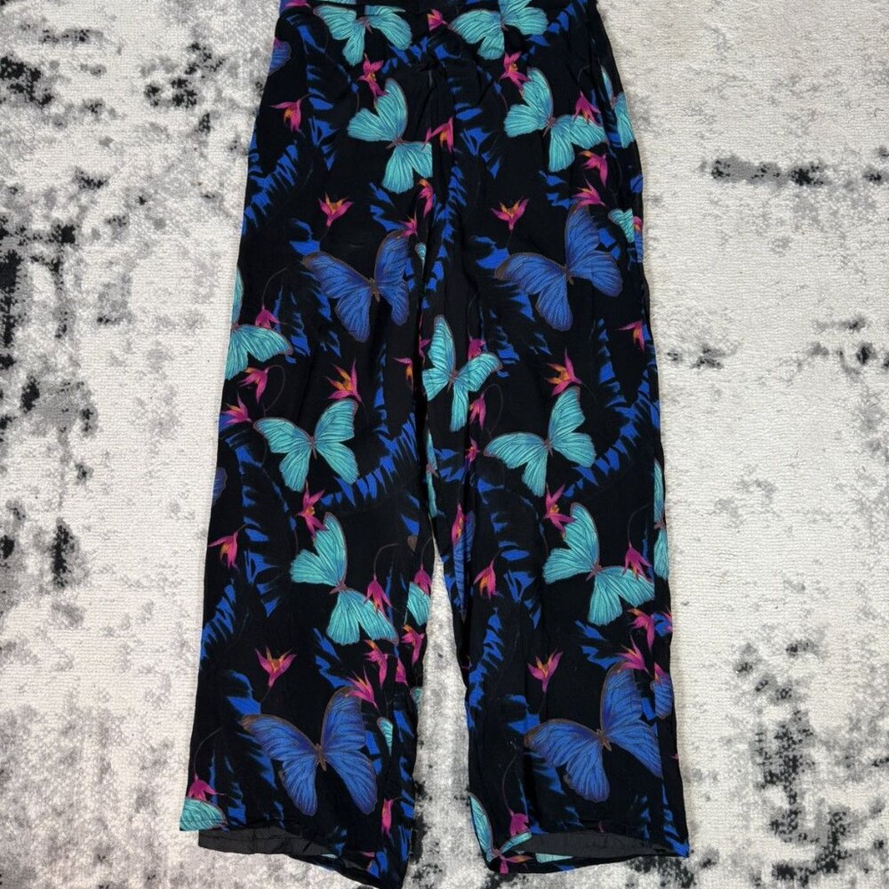 Vintage KENZO JUNGLE Butterflies Viscose Leggings